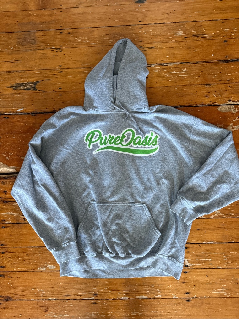 Pure Oasis Gray Hoodie Sweatshirt